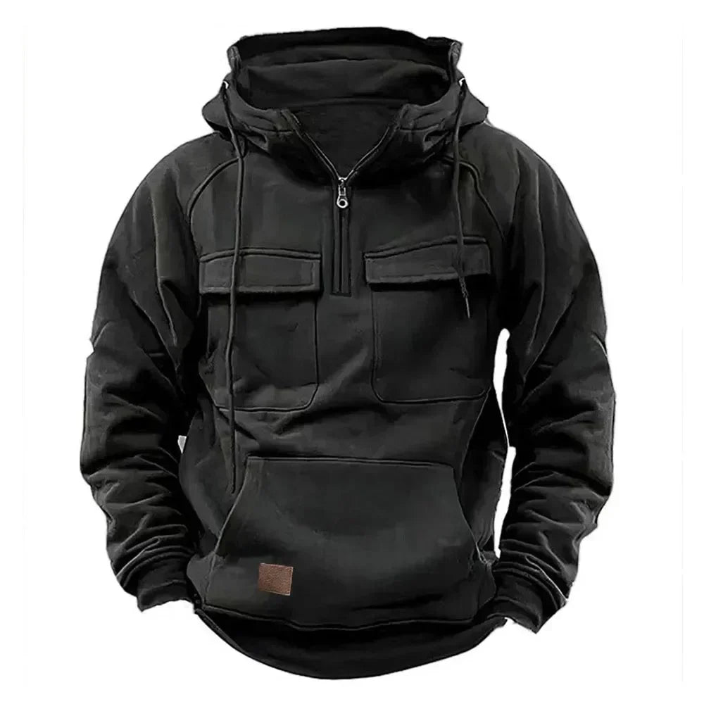Streetwave Half Zip Hoodie With Superior Warmth For Cold Weather Protection Outdoor Enthusiasts