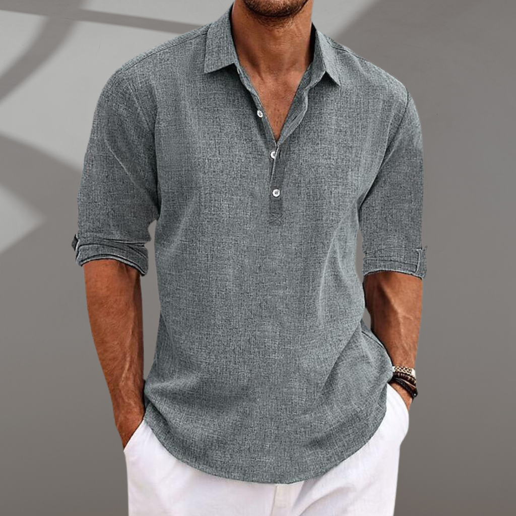 Streetwave Vito Linen Shirt For Men Breathable Lightweight Comfort Premium Everyday Wear