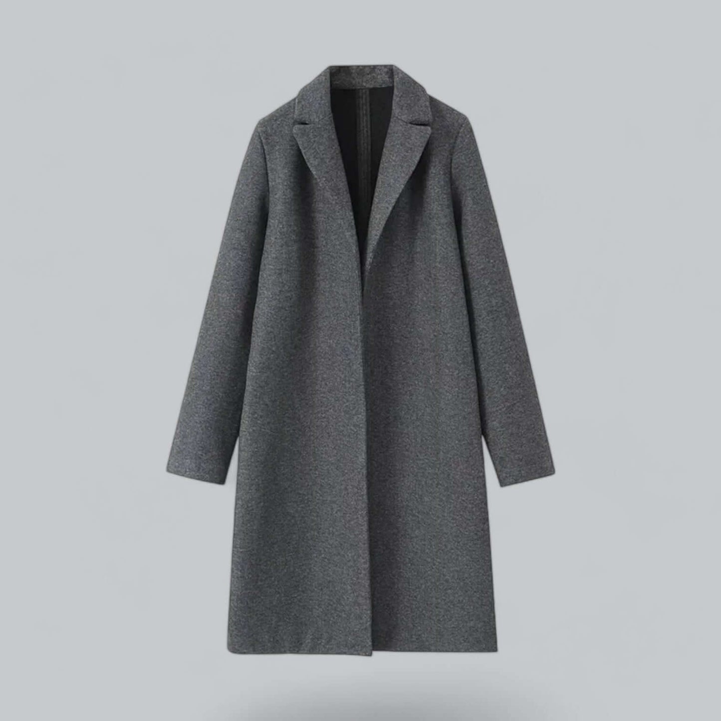 Street-Wave Open Front Trench Coat For Women Effortless Elegance Valenti Inspired