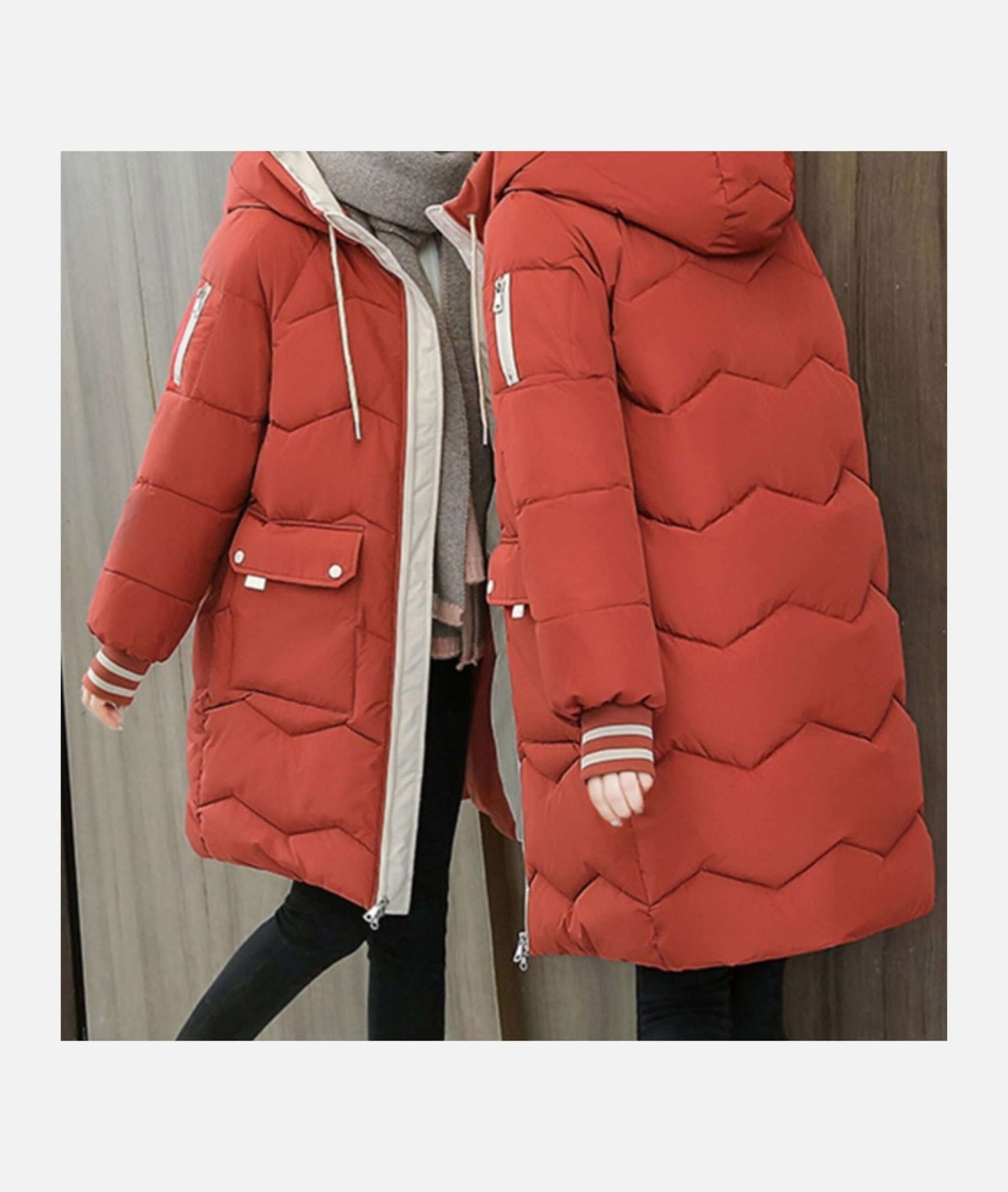 Street-Wave Womens Puffer Coat Warmth And Style Insulated Cozy Winter Coat For Women