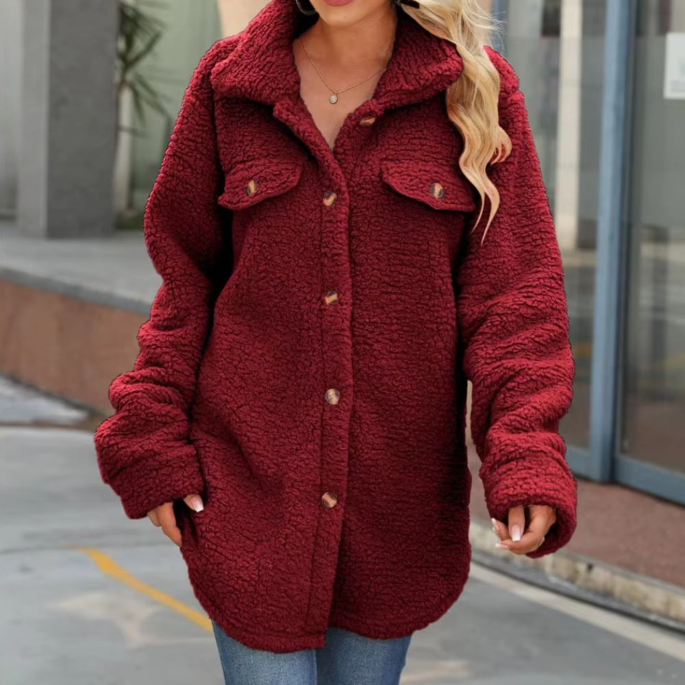 Street-wave Fluffy Winter Coat For Women Soft Plush Comfort Warmth Elegant Style