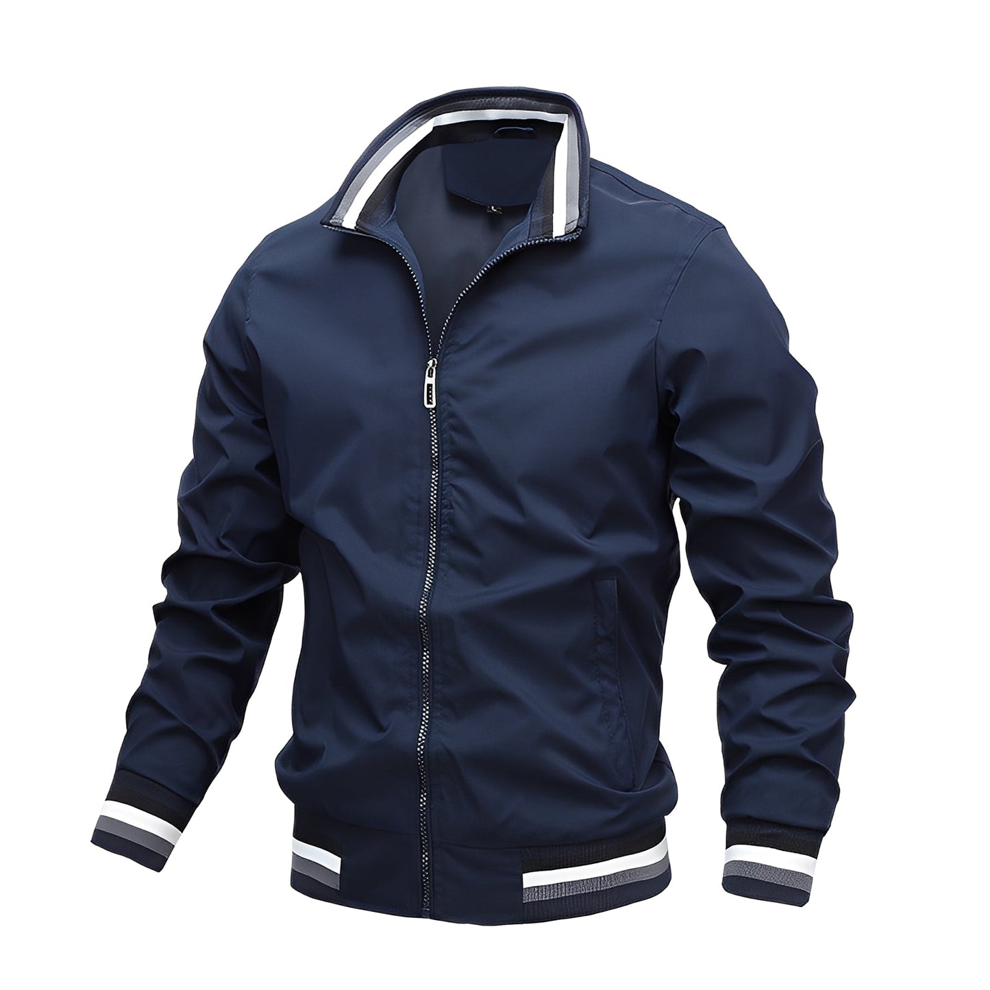 Street-Wave Men's Lightweight Windproof Jacket With Breathable Comfort And Modern Fit