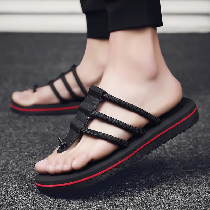 Street Wave Mens Sandals Comfort Fit Breathable Casual Strappy Sandals For Summer