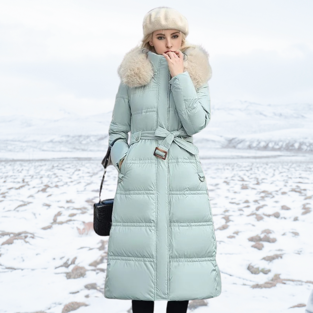 Streetwave Puffer Coat For Women With Fur Trim Premium Warmth And Elegant Winter Style