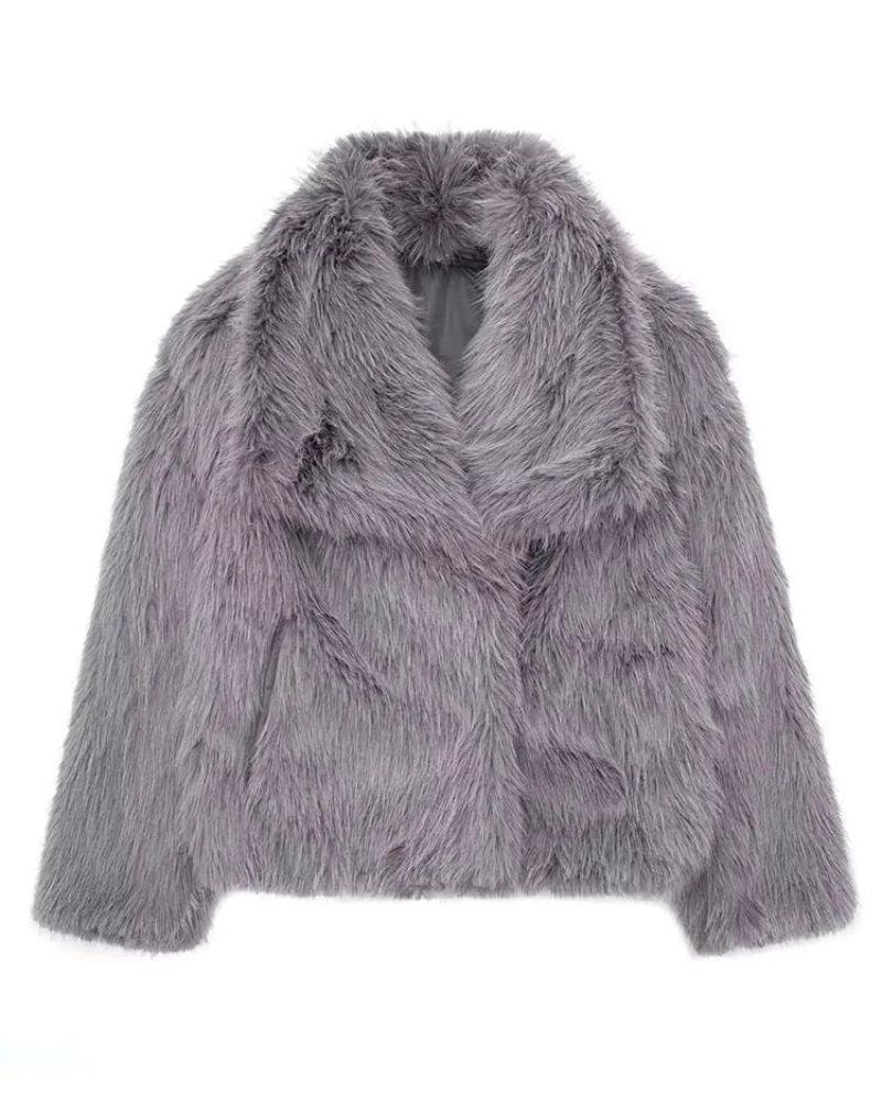 Streetwave Faux Fur Winter Coat For Women Warm Cozy Stylish Outdoor Outerwear This Winter