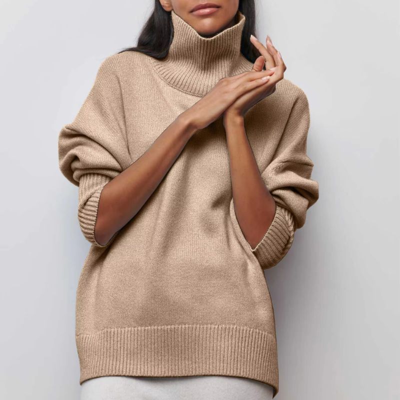 Sophie Soft Turtleneck Knit Sweater Street Wave Unisex Cozy Warmth