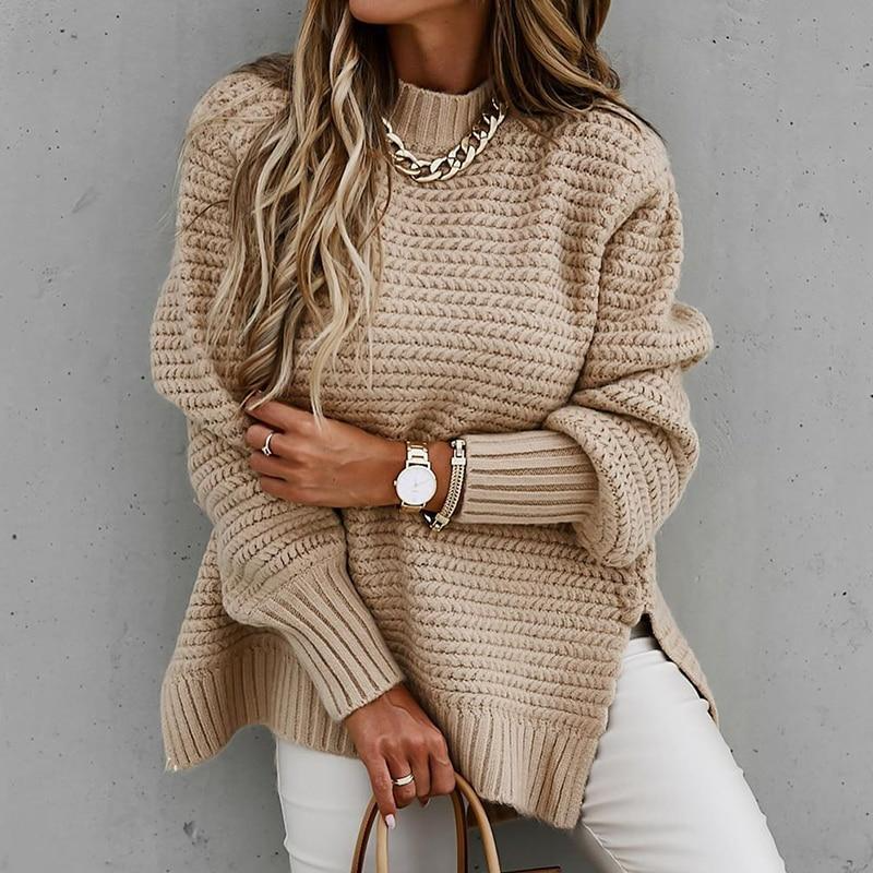 Street Wave Comfortable Knit Pullover For Women Breathable Cozy Soft Everyday Fashion