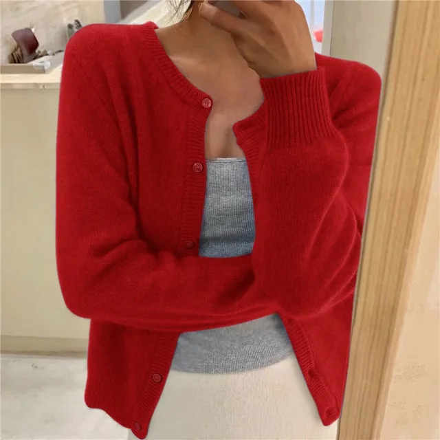Street-wave Soft Knit Cardigan For Women - Cozy Breathable Comfort, Versatile Everyday Wardrobe