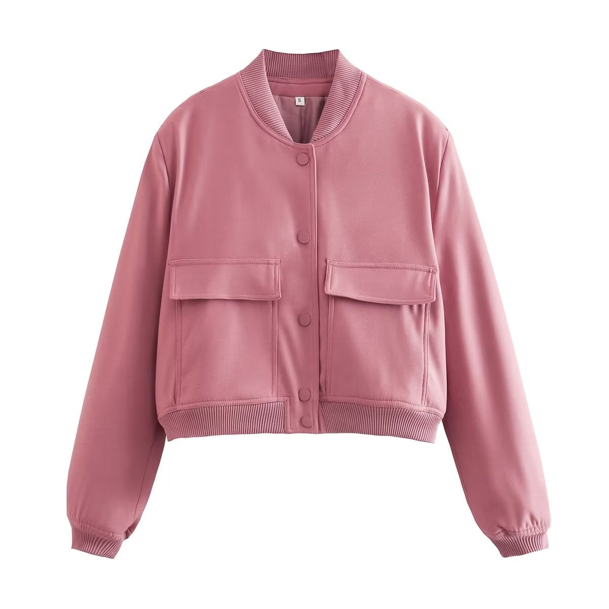 Avelena Bomber Jacket For Petite Women By Street-wave Cropped Modern Fit Urban Chic
