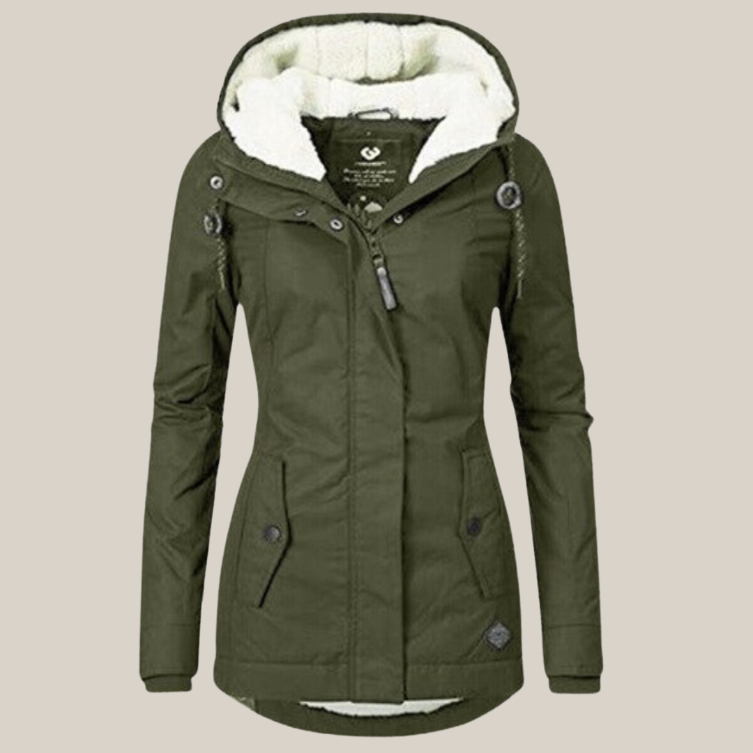 Street-wave Aria Womens Transitional Jacket Navy With Warmth And Rain Protection