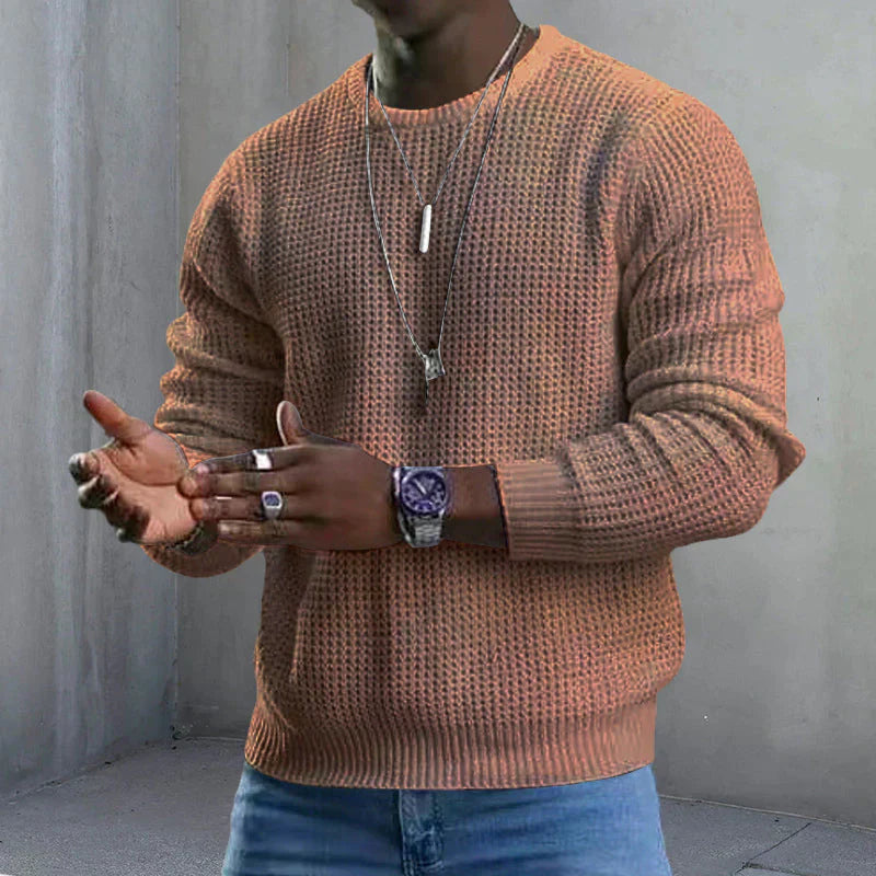 Street-wave Men Knit Sweater Breathable Comfort For Office And Everyday Wear Machine Washable Wrinkle-Resistant Flexible