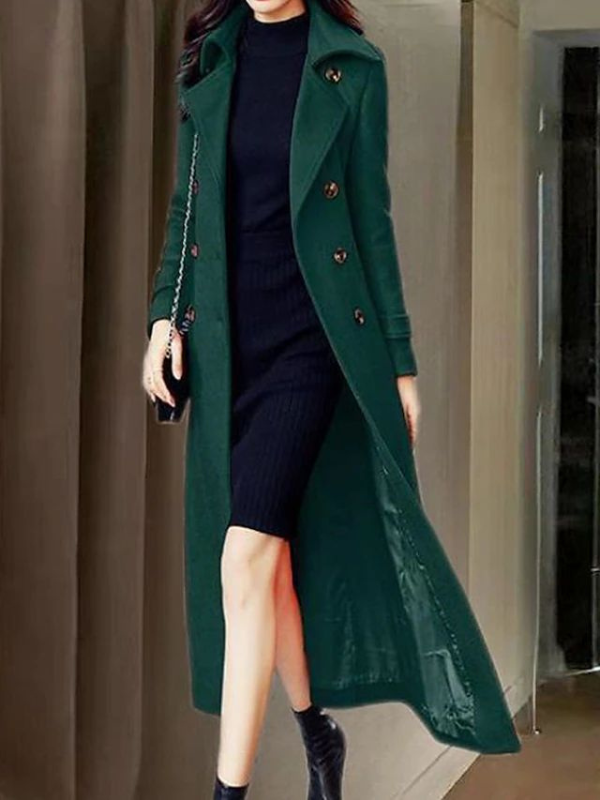 Street Wave Long Wool Coat For Women Timeless Elegance Cozy Warmth Versatile For Any Occasion