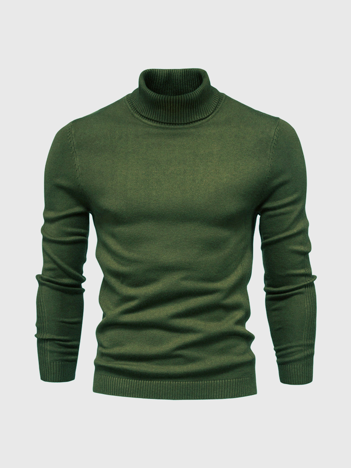 Turtleneck Sweater For Men Street Wave Machine Washable Cotton Soft Comfort Classic Fit