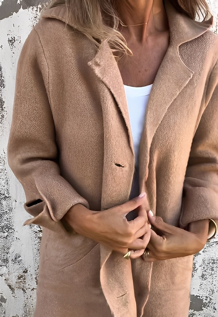 Street Wave Long Knit Cardigan For Women Cozy Textured Loose Fit Versatile Everyday Wear
