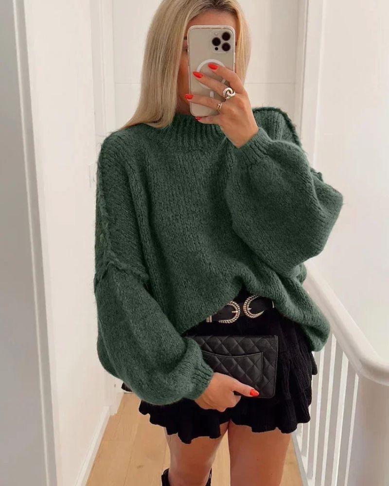 Street-Wave Cozy Oversized Knit Cardigan For Women Versatile Warmth And Chic Style