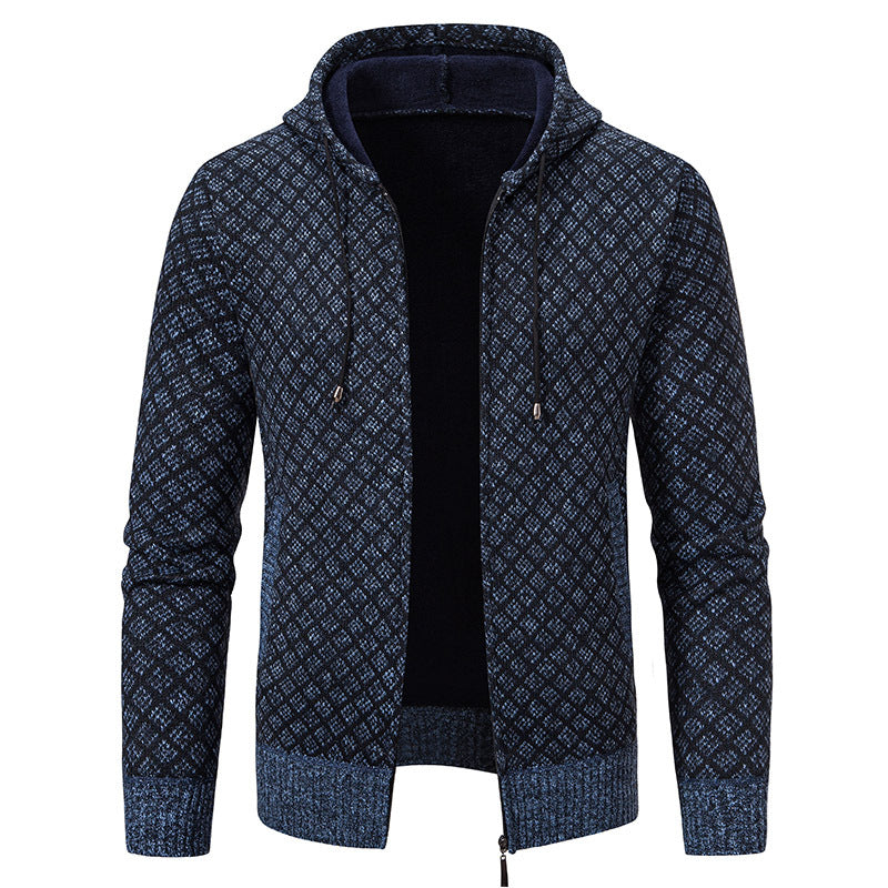 Street-wave Hooded Jacket For Men Elegant Slim Fit Durable Comfort Everyday Wear