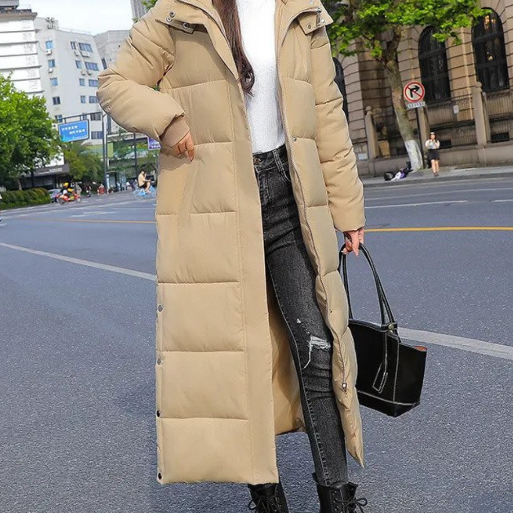 Streetwave Long Puffer Parka For Women Arctic Insulated Winter Coat With Hood And Warmth