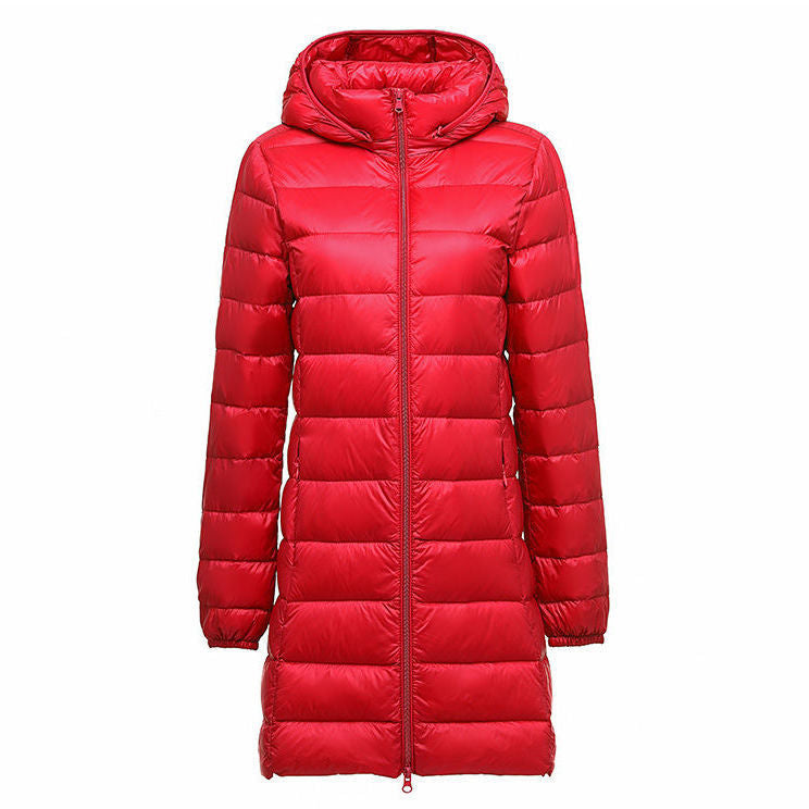 Streetwave Women's Thick Puffer Jacket With Hood Cozy Warm Quilted Coat For Winter