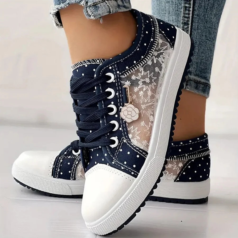 Women's Athletic Sneakers with Supportive Design and Breathable Upper
