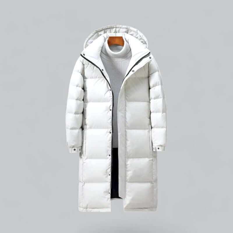 Street Wave Men's Long Padded Winter Parka Coat Insulated Warmth Weatherproof Design