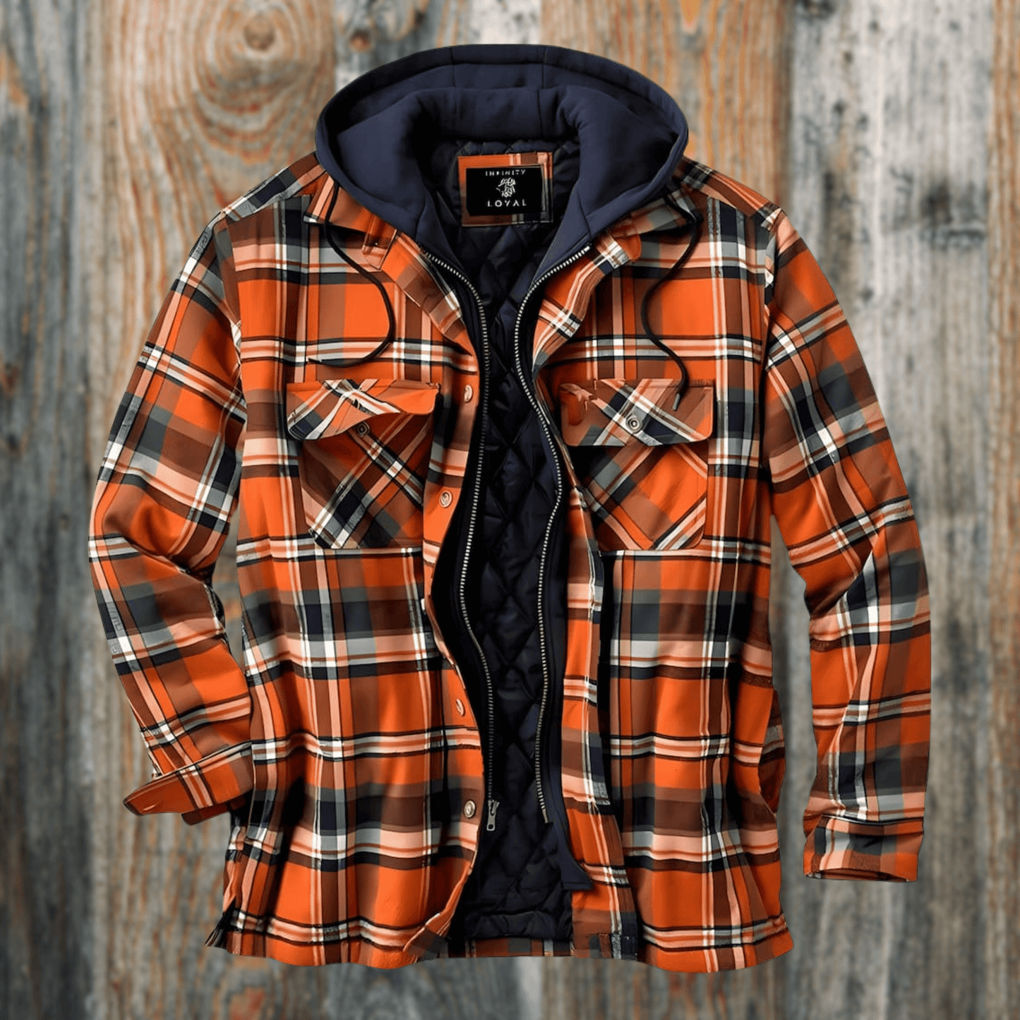 Streetwave Plaid Jacket For Men Stylish Regular Fit With Quilted Inner Lining Spring And Fall Comfort
