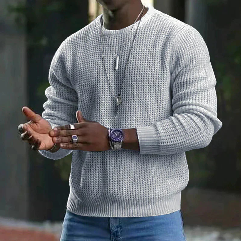 Street-wave Men Knit Sweater Breathable Comfort For Office And Everyday Wear Machine Washable Wrinkle-Resistant Flexible