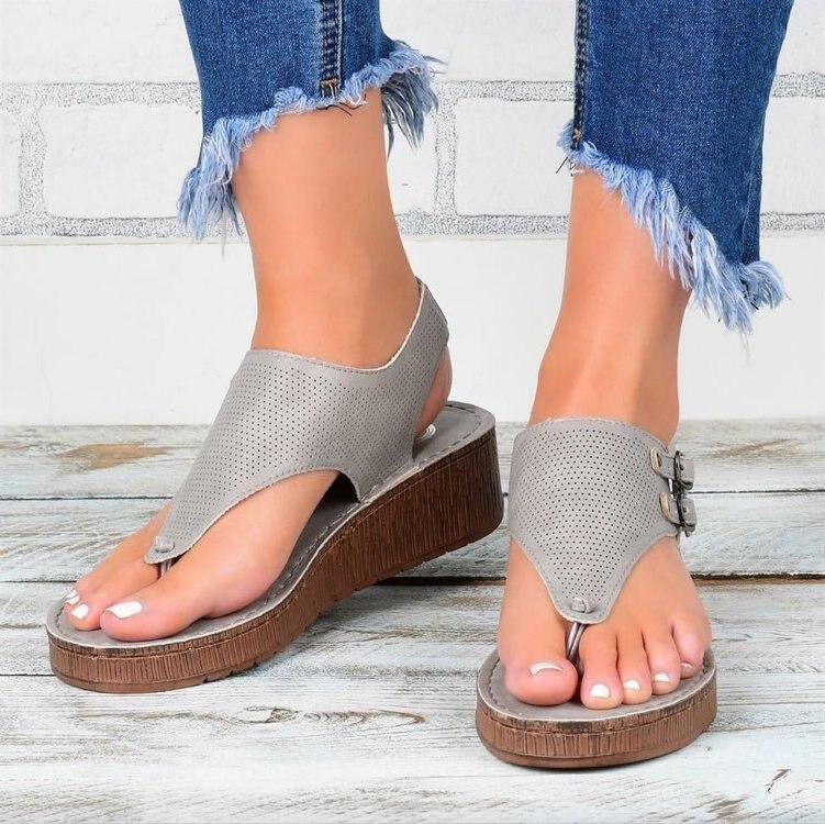 Shenna Summer Sandals Street Wave for Women Lightweight Comfort Non Slip Sole Stylish Everyday