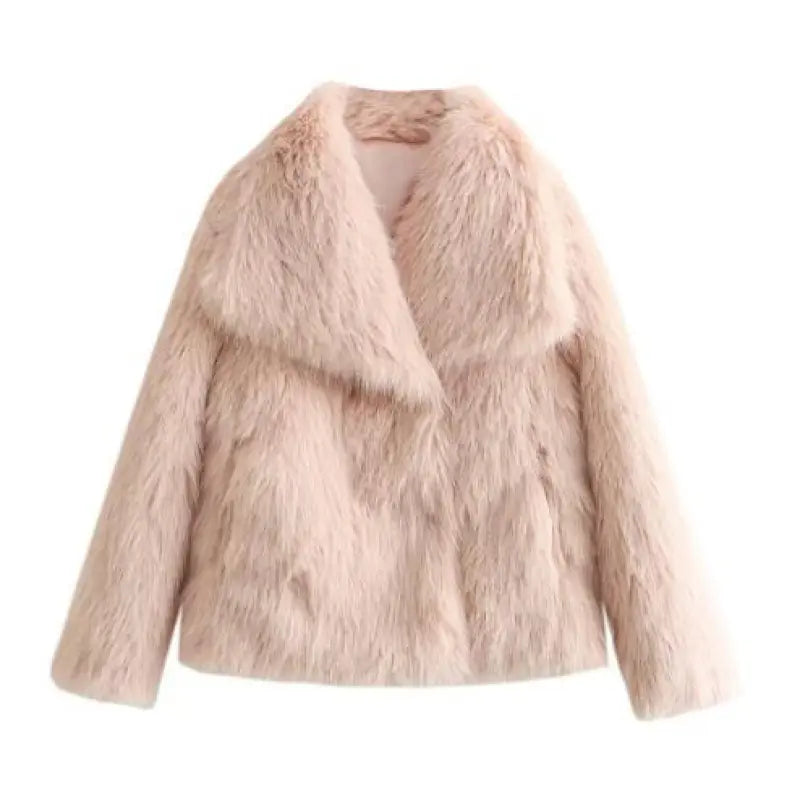 Street-Wave Women’s Warm Faux Fur Winter Coat For Cozy Elegance And Chic Seasonal Style