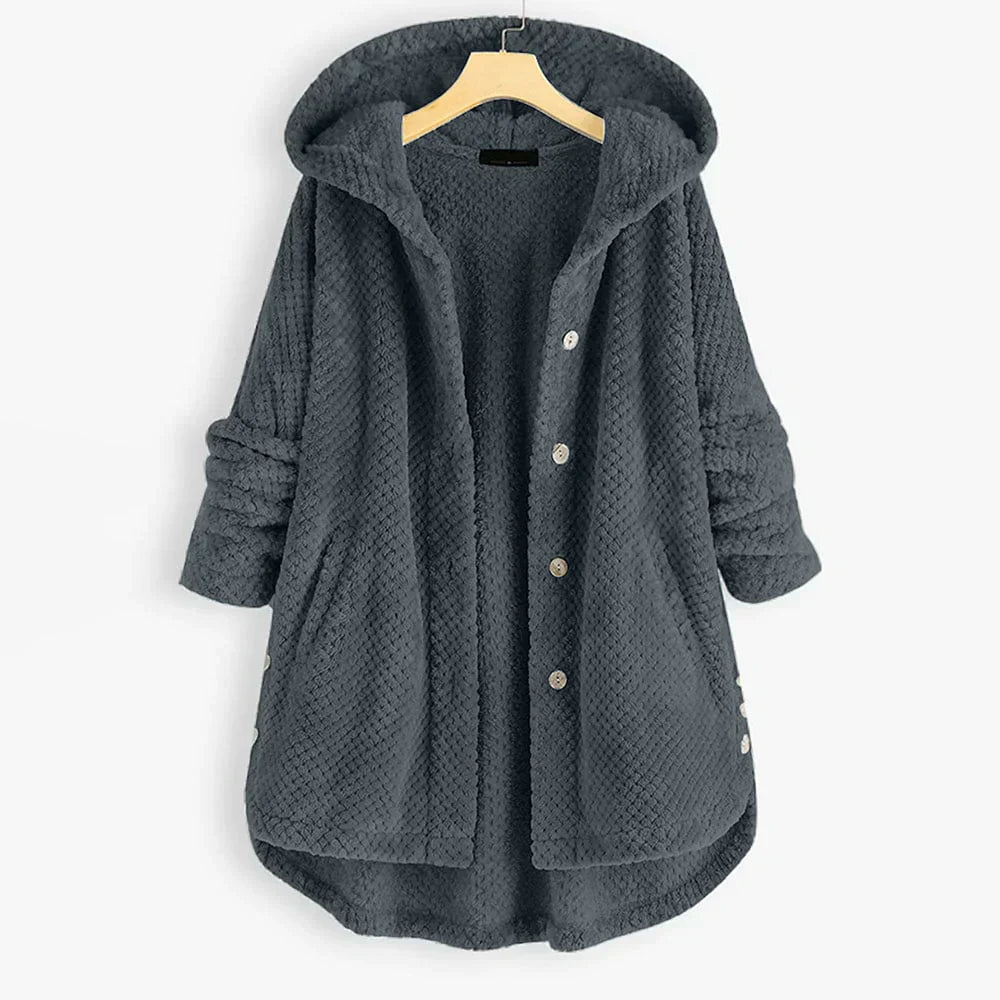 Street Wave Audrey Fleece Jacket For Women Cozy Soft Interior Warmth All Day Comfort Timeless Casual Style