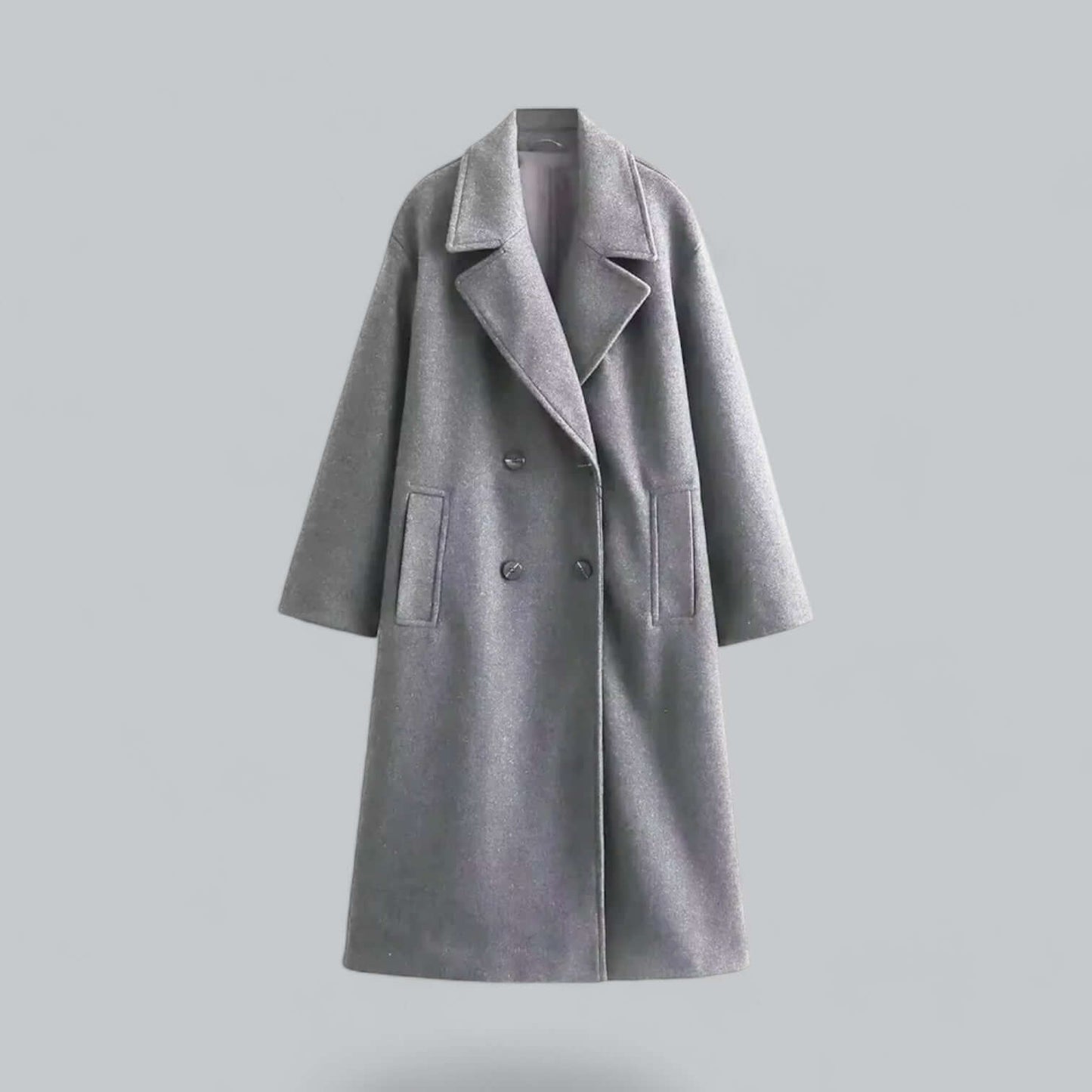 Street-wave Women Oversized Buttoned Coat For Timeless Elegance And Modern Comfort