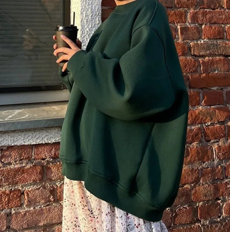 Streetwave Oversized Knit Pullover For Cozy Layering And Relaxed Everyday Streetwear Wardrobe