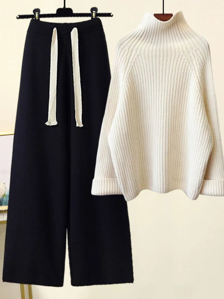 Street-wave Knit Kit for Cozy Autumn and Winter Crafting, Soft Warmth and Relaxed Fit