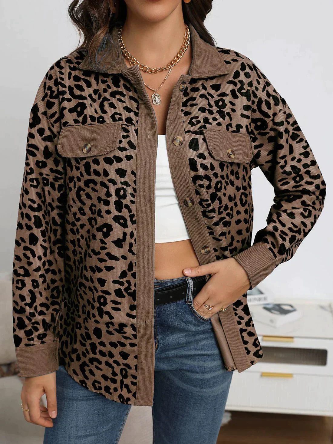 Street-wave Leopard Print Jacket For Bold Fashion Lovers Standout Style And Premium Quality