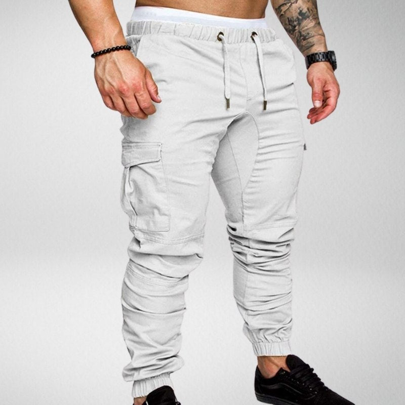 Street-wave Urban Tactical Cargo Joggers for Men - Premium Comfort, Adjustable Waist, Cargo Pockets