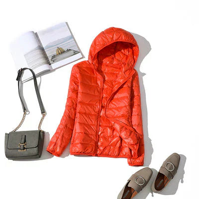 Street-wave Hooded Puffer Jacket For Men And Women Warm Autumn Coat With Cozy Insulation