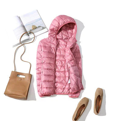 Street-wave Hooded Puffer Jacket For Men And Women Warm Autumn Coat With Cozy Insulation