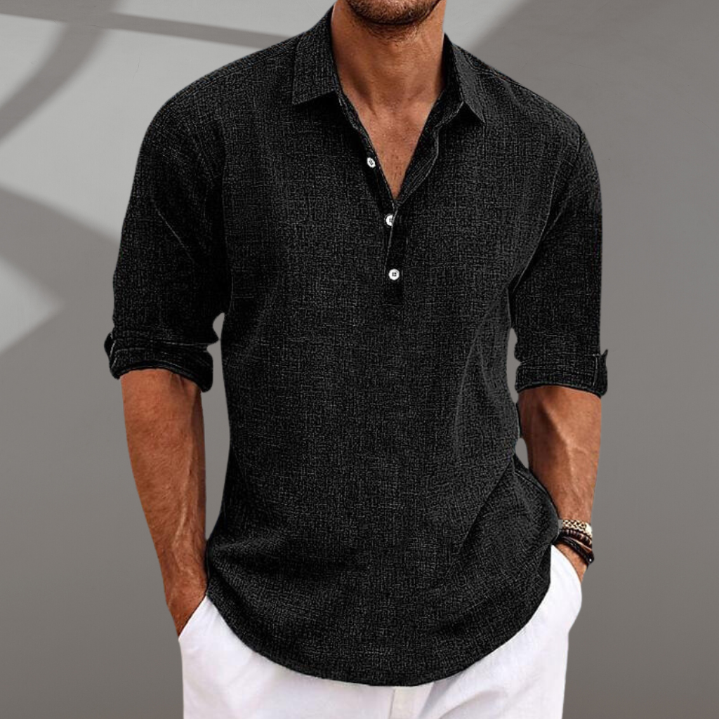 Streetwave Vito Linen Shirt For Men Breathable Lightweight Comfort Premium Everyday Wear