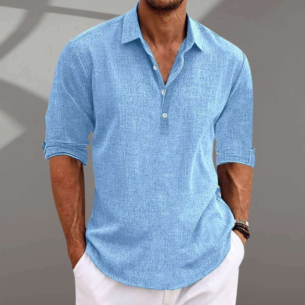 Streetwave Vito Linen Shirt For Men Breathable Lightweight Comfort Premium Everyday Wear