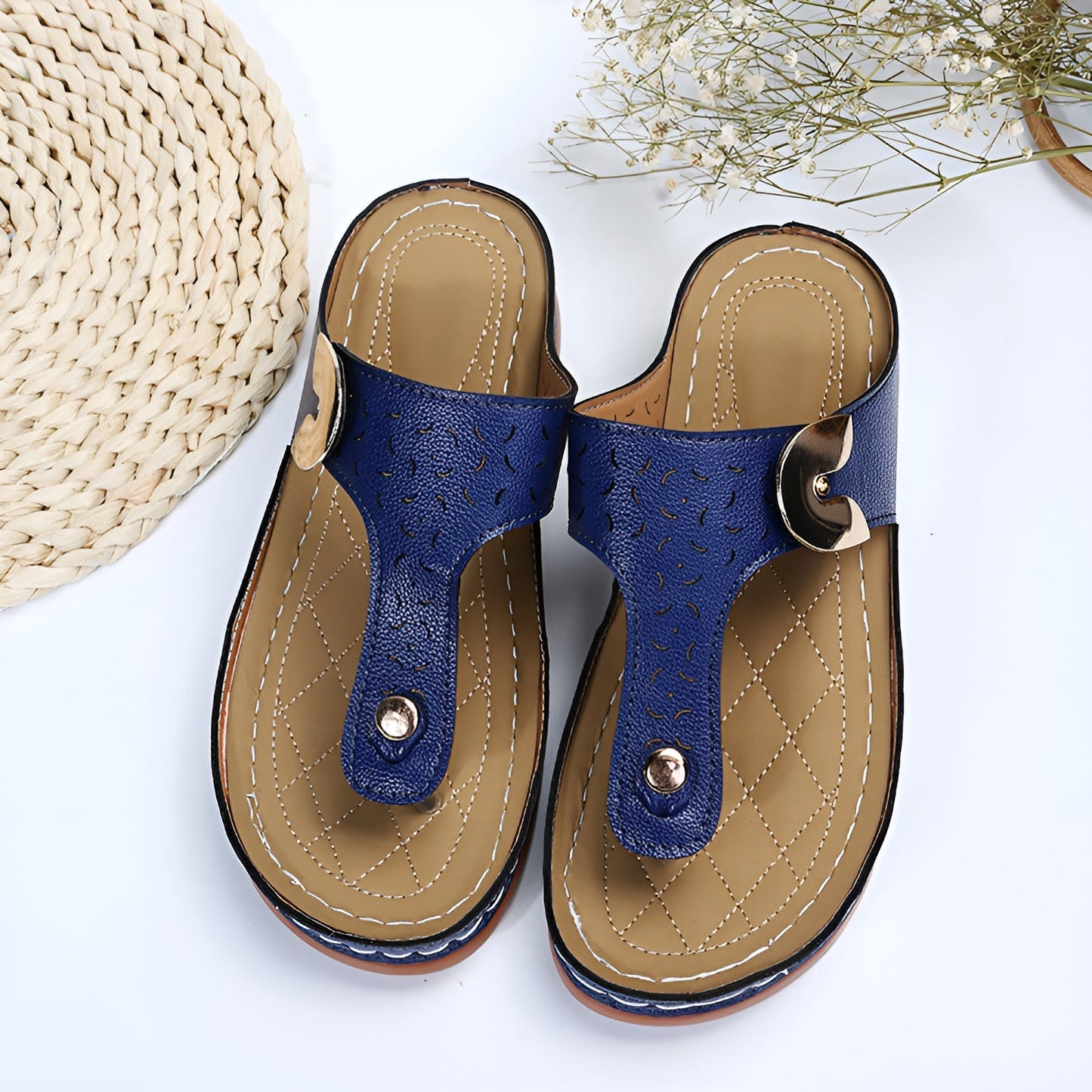 Orthopedic Sandals For Women By Street Wave With Arch Support And Cushioned Insole For All Day Comfort