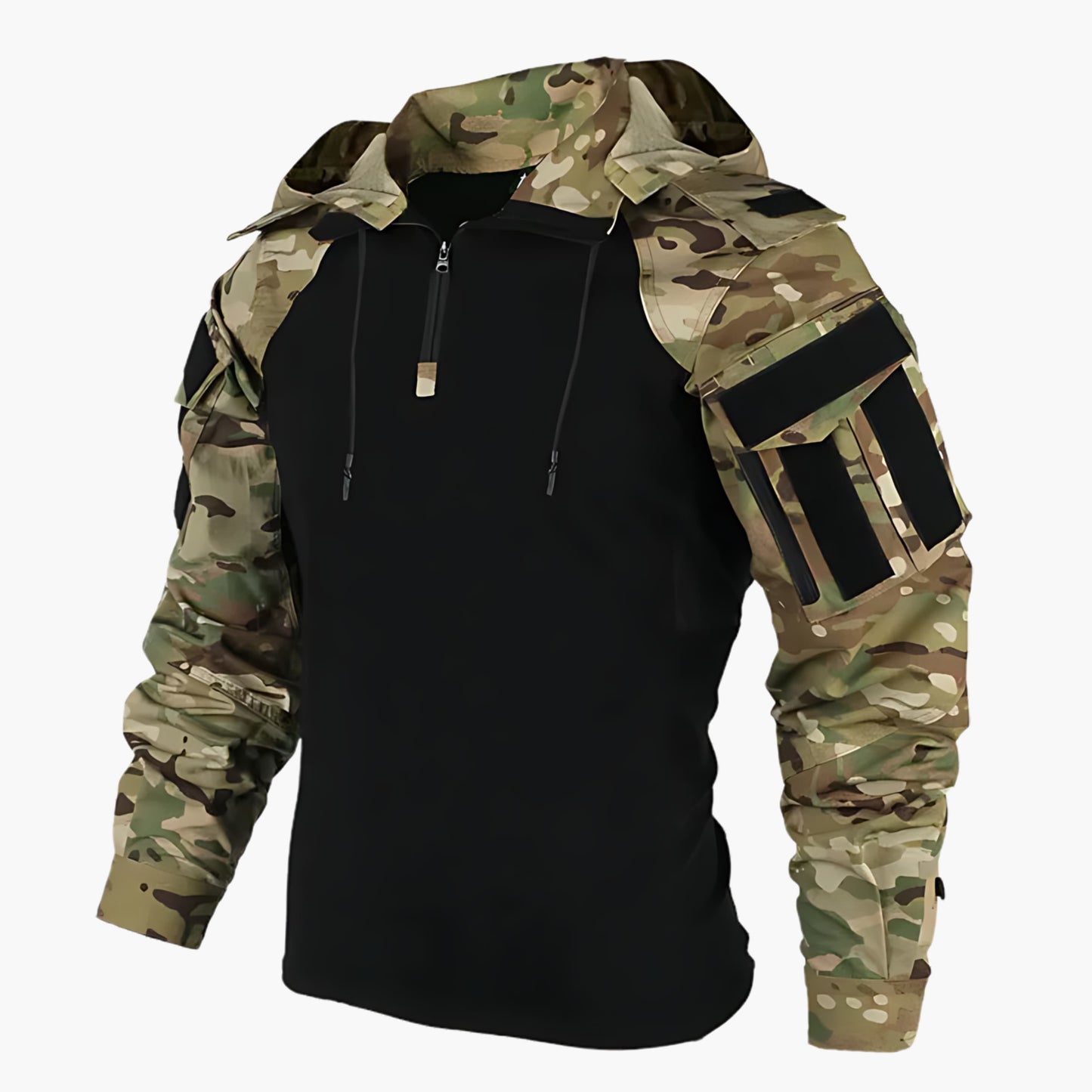 Street-Wave Alain Tactical Fleece Jacket For Men Sleek Warmth And Rugged Outdoor Ready Gear
