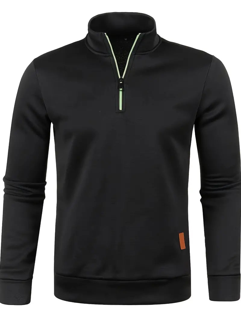 Street Wave Nicolas Long Sleeve Fleece Pullover Half Zip Warm Lightweight Outdoor Top