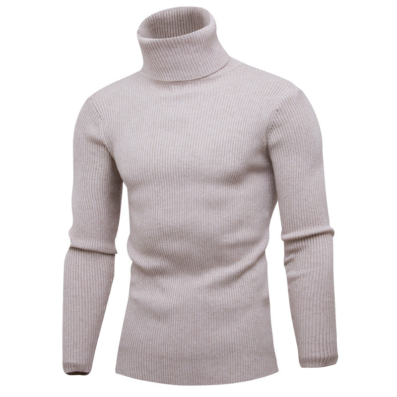 Streetwave Mens Elegant Roll Neck Sweater In Soft Rib Knit For Everyday Comfort And Warmth