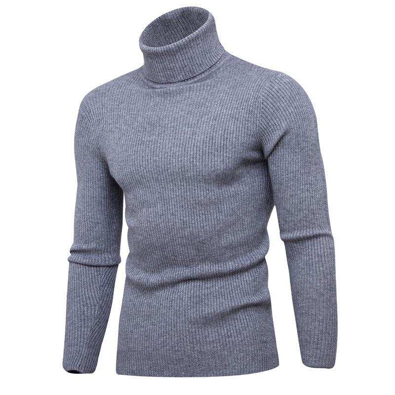 Streetwave Mens Elegant Roll Neck Sweater In Soft Rib Knit For Everyday Comfort And Warmth