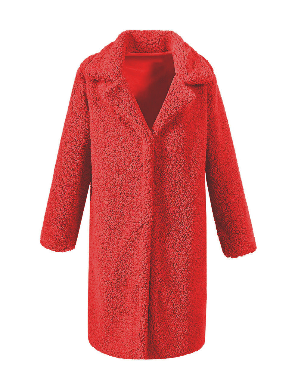 Street-Wave Fluffy Faux Fur Long Coat With Oversized Fit for Women Luxurious Cozy Warmth