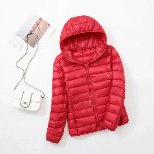 Street Wave Waterproof Puffer Jacket For Women Urban Style And Warmth Weatherproof Comfort Coat