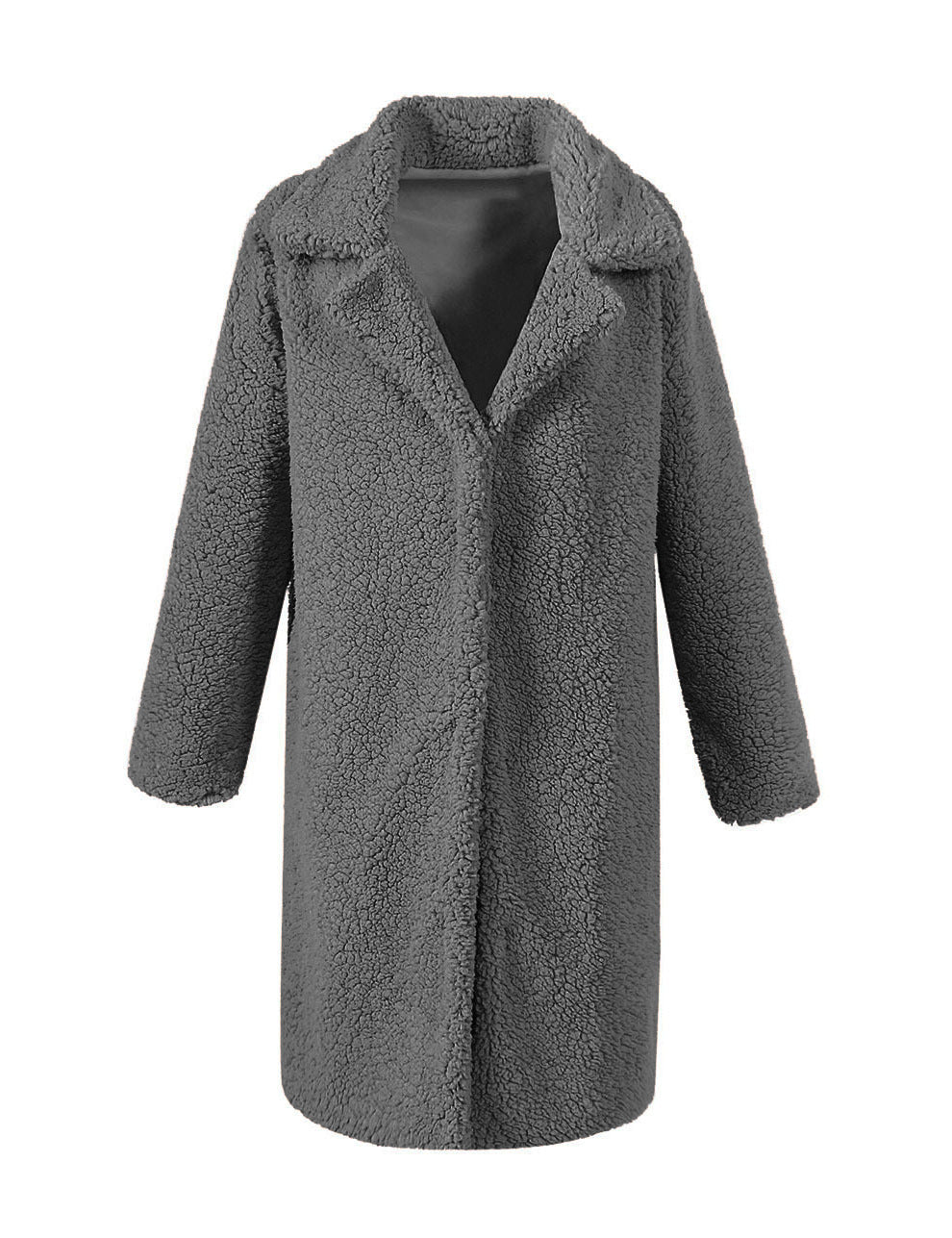 Street-Wave Fluffy Faux Fur Long Coat With Oversized Fit for Women Luxurious Cozy Warmth