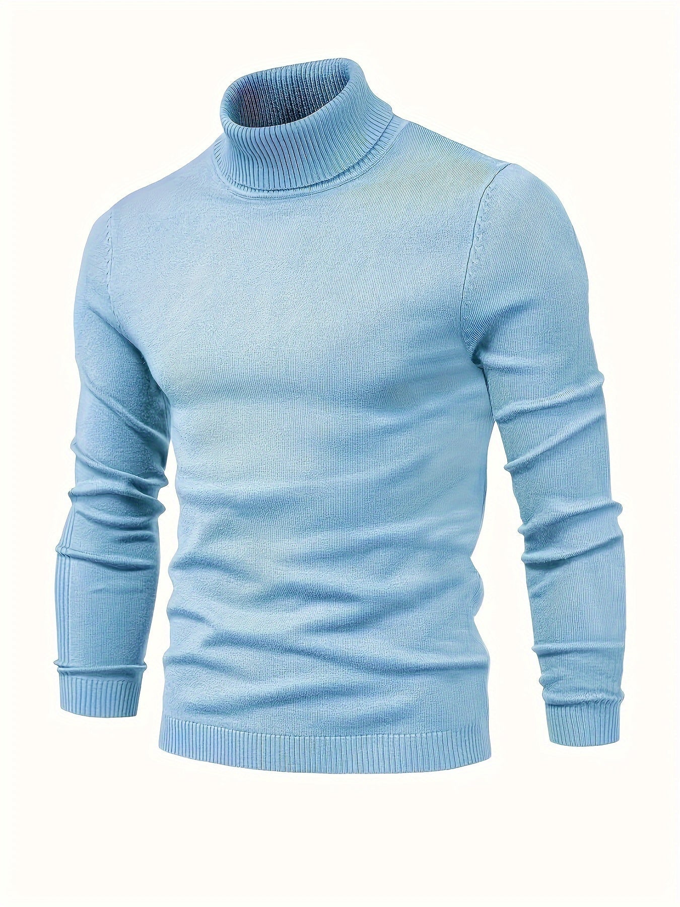 Streetwave Classic Wool Blend Turtleneck Sweater Soft Stylish Comfort For Men Everyday Wear