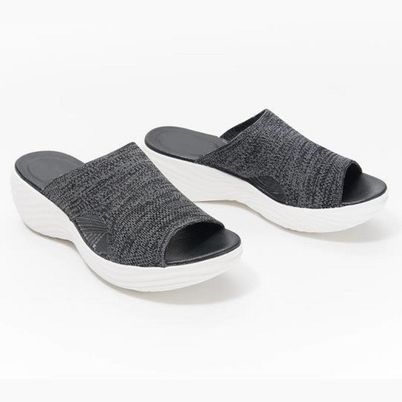 Street-Wave Orthopedic Slippers for Women Cloudlike Comfort Arch Support Everyday Relaxation