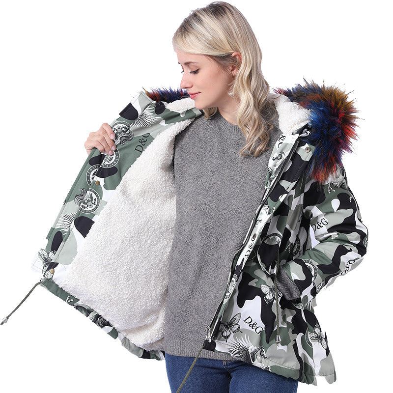 Streetwave Womens Winter Coat With Detachable Faux Fur Hood And Practical Pockets
