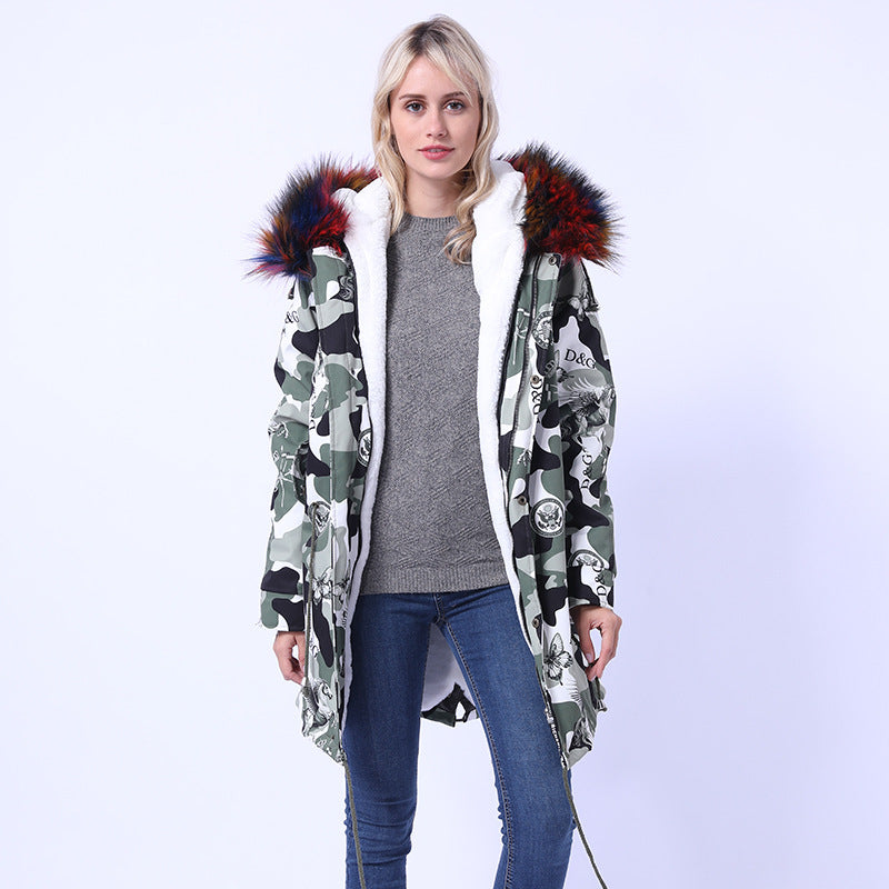 Streetwave Womens Long Coat With Decorative Faux Fur Collar Weatherproof Warm Winter Outerwear